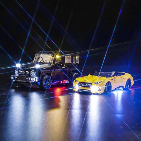 LED Light Compatible with Lego 76924 Speed Champions Mercedes-AMG G 63 & Mercedes-AMG SL 63 - No Models Only Light, Creative Lighting Set Accessories Compatible with Lego 76924 Set in Saudi Arabia