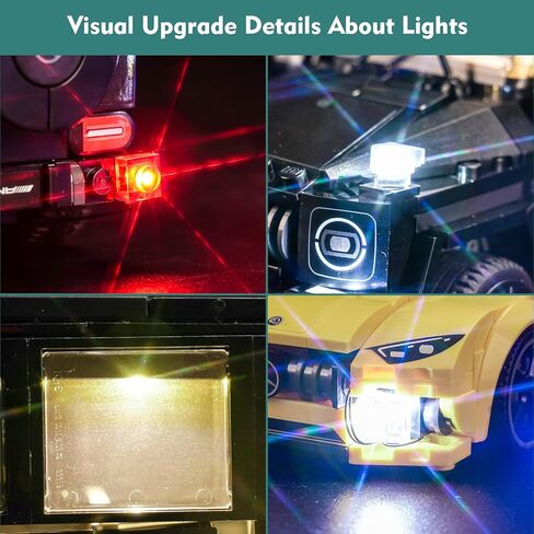 LED Light Compatible with Lego 76924 Speed Champions Mercedes-AMG G 63 & Mercedes-AMG SL 63 - No Models Only Light, Creative Lighting Set Accessories Compatible with Lego 76924 Set in Saudi Arabia