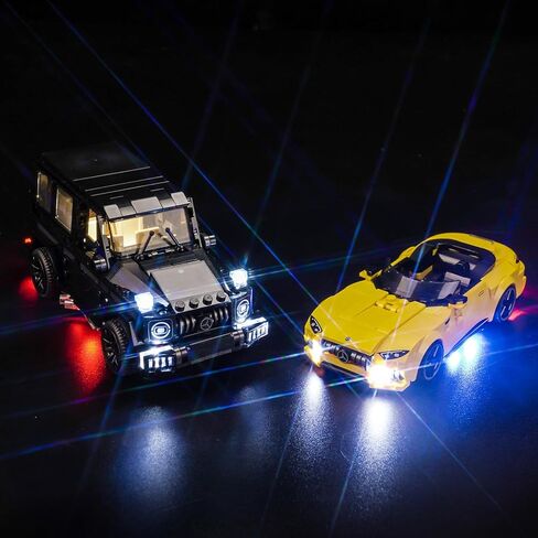 LED Light Compatible with Lego 76924 Speed Champions Mercedes-AMG G 63 & Mercedes-AMG SL 63 - No Models Only Light, Creative Lighting Set Accessories Compatible with Lego 76924 Set in Saudi Arabia