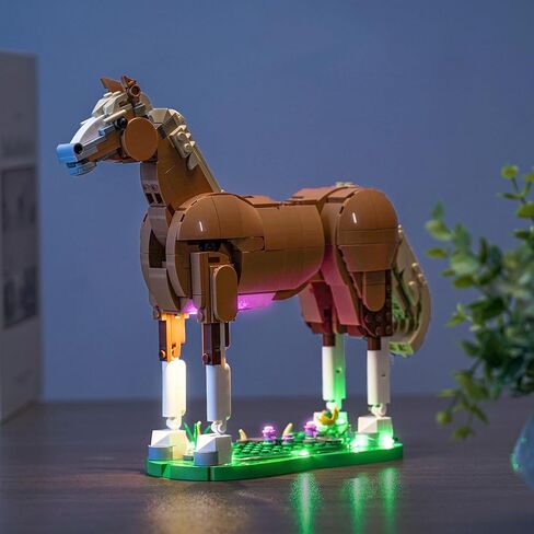 LED Lighting Compatible with Lego Beautiful Horse 31166 - JUST Lights,Light Kit Compatible with Lego Creator Horse 31166,NOT Included The Model in Saudi Arabia