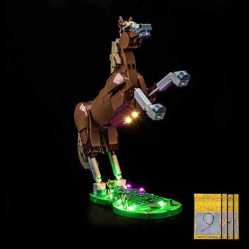 LED Lighting Compatible with Lego Beautiful Horse 31166 - JUST Lights,Light Kit Compatible with Lego Creator Horse 31166,NOT Included The Model in Saudi Arabia