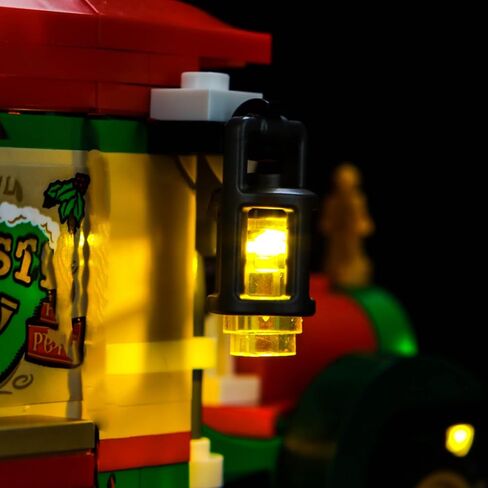 LED Lighting Compatible with Lego Santa's Delivery Truck 40746, Light Kit Compatible with Lego 40746, Giving Light to Model, NOT Included The Model SetTypical Version in Saudi Arabia