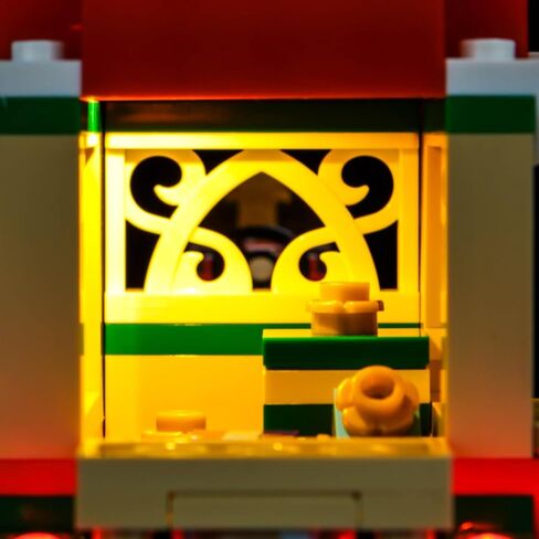 LED Lighting Compatible with Lego Santa's Delivery Truck 40746, Light Kit Compatible with Lego 40746, Giving Light to Model, NOT Included The Model SetTypical Version in Saudi Arabia