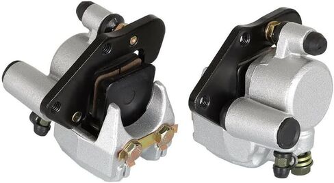 فرجار الفرامل الأمامية اليسرى اليمنى مع وسادات متوافقة مع Kawasaki Prairie 300 KVF300 Prairie 360 ​​KVF360 Prairie 400 KVF400 43080-5135 43080-5136 in Saudi Arabia