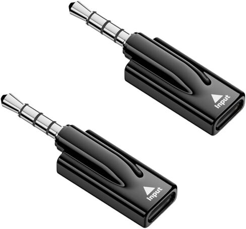 Headphone Jack Adapter,TypeC Female to 3.5mm Male Audio Cable Adapter,Dongle Compatible with MP3 Players, CD Players, Laptops, Tablets, Smartphone, Earbuds and Accessories in Saudi Arabia