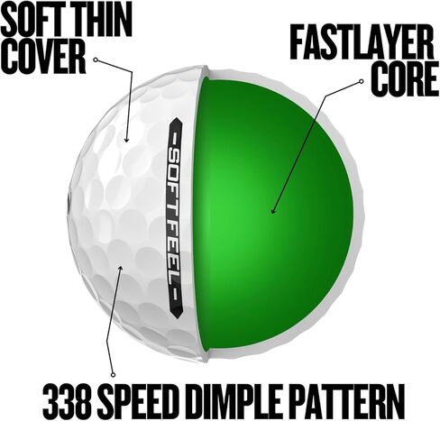 Srixon Soft Feel 13 Tour Yellow in Kuwait