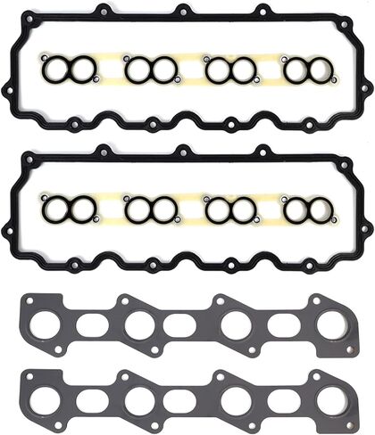 Cylinder Head Gasket Set (18mm) with Head Bolts Kit Fit for 6.0 Powerstroke Diesel Turbo, Compatible with 2003-2010 Ford F250 F350 F450 F550 E350 E450 Super Duty 6.0L in Saudi Arabia