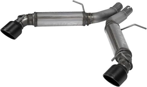 طقم عادم Flowmaster 717992 FlowFX المحور الخلفي 3 بوصة 409 من الفولاذ المقاوم للصدأ مع 4.5 بوصة مطلية بالسيراميك الأسود 304 أطراف من الفولاذ المقاوم للصدأ متوافقة مع 2016-2024 Chevy Camaro 3.6L V6 in Kuwait