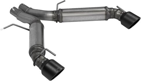 طقم عادم Flowmaster 717992 FlowFX المحور الخلفي 3 بوصة 409 من الفولاذ المقاوم للصدأ مع 4.5 بوصة مطلية بالسيراميك الأسود 304 أطراف من الفولاذ المقاوم للصدأ متوافقة مع 2016-2024 Chevy Camaro 3.6L V6 in Kuwait
