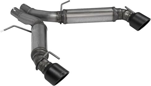 طقم عادم Flowmaster 717992 FlowFX المحور الخلفي 3 بوصة 409 من الفولاذ المقاوم للصدأ مع 4.5 بوصة مطلية بالسيراميك الأسود 304 أطراف من الفولاذ المقاوم للصدأ متوافقة مع 2016-2024 Chevy Camaro 3.6L V6 in Kuwait