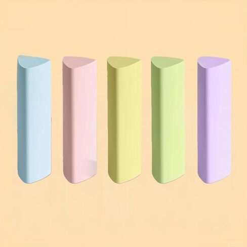 5 Pack Triangle Pencil Erasers Latex Free Erasers for Kids School Exam Art Supplies Non Slip Design Strong Erasing in Saudi Arabia