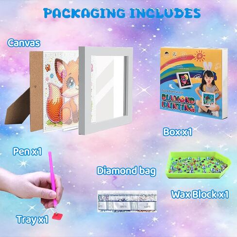 bleihum Game Diamond Art Painting Kits for Kids with Frame, Small Diamond Art for Kids Ages 8-12, Controller Kid Gem Kits with Beautiful Package Gift Boys Decor (7x7inch) in Saudi Arabia