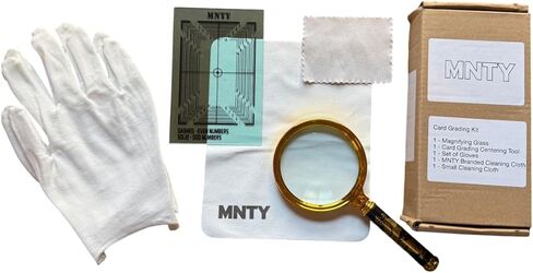 مجموعة تصنيف بطاقات MNTY مع عدسة مكبرة وأداة توسيط وقفازات وأقمشة تنظيف ومجموعة صيانة مجموعة البطاقات الاحترافية in Kuwait