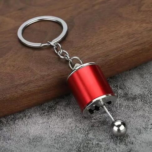 Metal Car Gear Shift Keychain – 6-Speed Manual Transmission Key Chain, Mini Shifter Gift for Car Enthusiasts, Metal Key Ring Accessory in Saudi Arabia