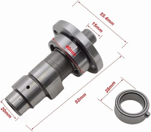 Motorcycle Camshaft Shaft Assy Rocker Ar.m For 157FMI 161FMJ 166FMM（CB125-250） TTR250Rb 2016(Camshaft) in Saudi Arabia