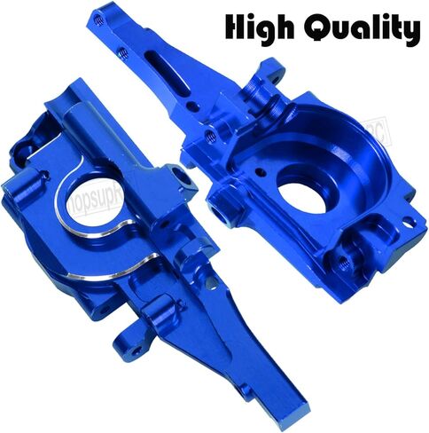 Aluminum Rear Bulkhead Gearbox Upgrades for 1/16 Mini E-Revo Slash Summit RC Car,Alloy Rear Transmission Case Hops Up,Blue in Saudi Arabia