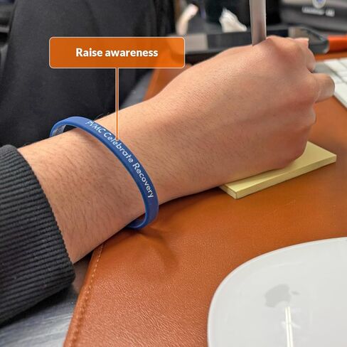 Ultra Thin Wristbands | Fully Customizable | Great For Events, Fundraisers & Promotions | 1/4" Wide | 100% Silicone | Available In Bulk in Kuwait