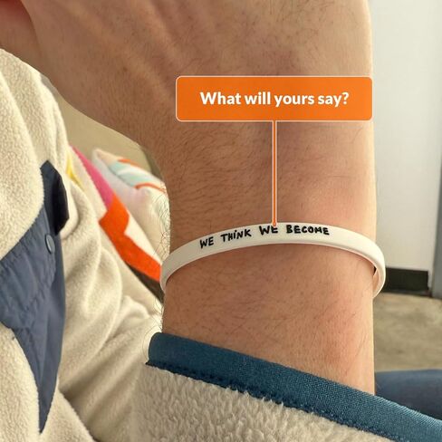 Ultra Thin Wristbands | Fully Customizable | Great For Events, Fundraisers & Promotions | 1/4" Wide | 100% Silicone | Available In Bulk in Kuwait