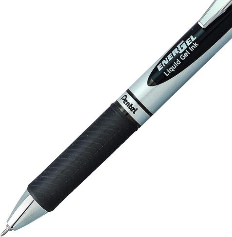 قلم جل سائل قابل للسحب من Pentel Energel 0.3 مم فائق النعومة Rtx - طرف إبرة - 6 عبوات من 3 أحبار سوداء و3 أقلام حبر زرقاء فاخرة in Kuwait
