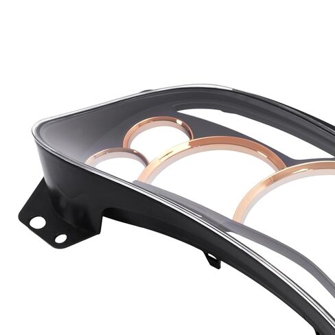 KUAFU Instrument Cluster Lens Kit Compatible with 2003-2007 Select Chevy Chevrolet GMC Models Chromed Gold Gauge Cluster Bezel in Saudi Arabia