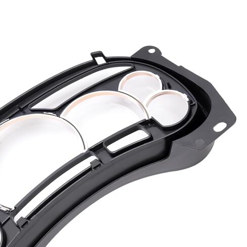 KUAFU Instrument Cluster Lens Kit Compatible with 2003-2007 Select Chevy Chevrolet GMC Models Chromed Gold Gauge Cluster Bezel in Saudi Arabia