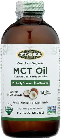 Flora - MCT Oil, Brain Health, Keto-Friendly, Ethically Sourced, 17 Fl Oz in Saudi Arabia