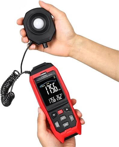 Illuminometer TA632A Illuminometer Photometer Lumen Tester Luminance Meter Photometer Illuminometer 200000 LUX Digital in Kuwait