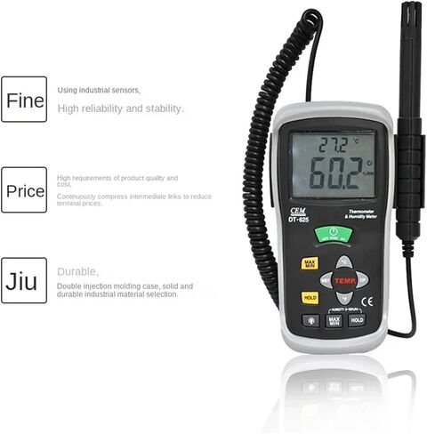 DT-625 Professional Temperature and Humidity Meter Industrial High-Precision Temperature and Humidity Tester Temperature Meter in Saudi Arabia