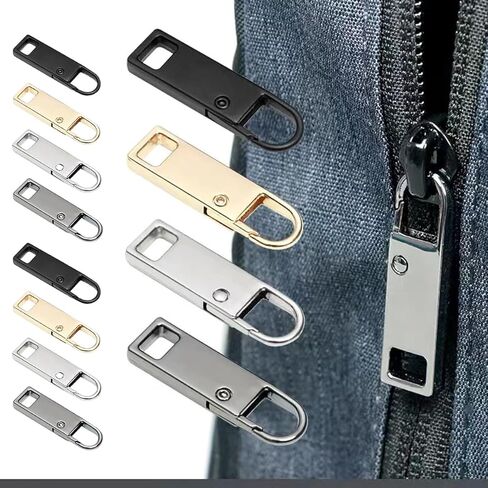12 Pack Luggage Zipper Pull Replacement Heavy Duty Detachable Zipper Pullers Repair for Suitcases Easy to Use Larger Stronger in Saudi Arabia