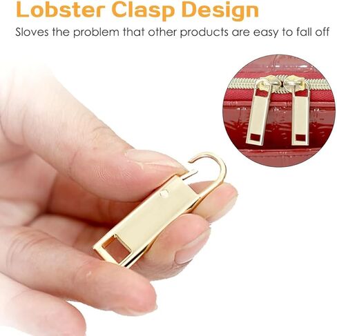12 Pack Luggage Zipper Pull Replacement Heavy Duty Detachable Zipper Pullers Repair for Suitcases Easy to Use Larger Stronger in Saudi Arabia