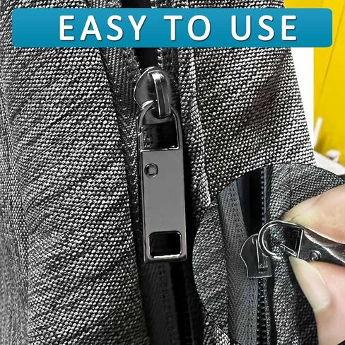 12 Pack Luggage Zipper Pull Replacement Heavy Duty Detachable Zipper Pullers Repair for Suitcases Easy to Use Larger Stronger in Saudi Arabia