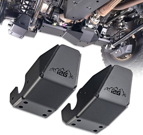 لوحة انزلاقية بذراع خلفي للصدمات من IAG Rock Armor لسيارة Ford Bronco 2021+ 2/4 باب (ليست Raptor أو Sport)، صنع في الولايات المتحدة الأمريكية in Saudi Arabia