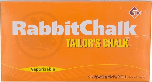 Brand Premium Vaporizable Disappearing Tailor's Chalk (50 White Chalks Per Box) in Saudi Arabia