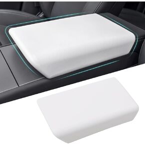 غطاء مسند ذراع وحدة التحكم المركزية مصمم لـ Tesla Model 3 Highland 2024 2025 2026 / New Tesla Model Y Juniper Accessories 2025 2026 (أسود) in Saudi Arabia