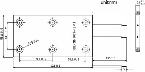 1pc for Inverter,servo Motor,100w,Braking Resistor,Super Thin Aluminum Shell Resistor(100 ohm) in Saudi Arabia