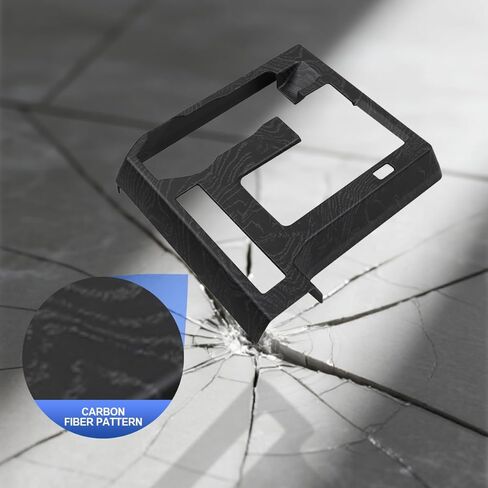 ABS Protective Cover for 2024-2025 Toyota Tacoma Accessories and 2025 4Runner Accessories, Durable Shift Console Panel for Automatic Transmission Truck Upgrade (Carbon Fiber Stripe) in Kuwait