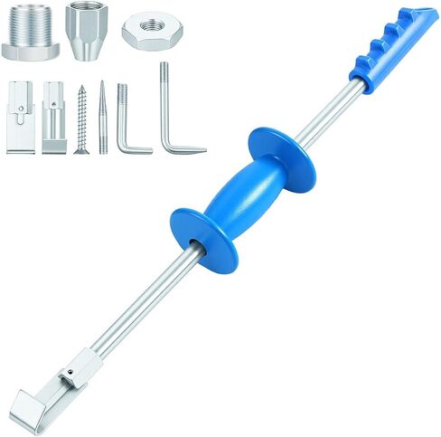 Zonon 9 Piece 5 lb Sliding Hammer Dent Puller, Body Repair Tool Set, Used to Repair Hail Dents and Creases, Suitable for Metal Surfaces of Cars and Refrigerators in Saudi Arabia