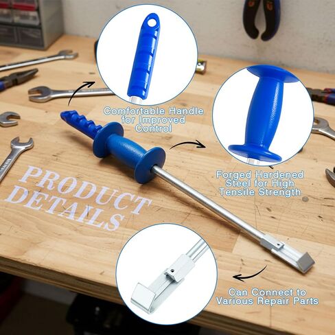 Zonon 9 Piece 5 lb Sliding Hammer Dent Puller, Body Repair Tool Set, Used to Repair Hail Dents and Creases, Suitable for Metal Surfaces of Cars and Refrigerators in Saudi Arabia