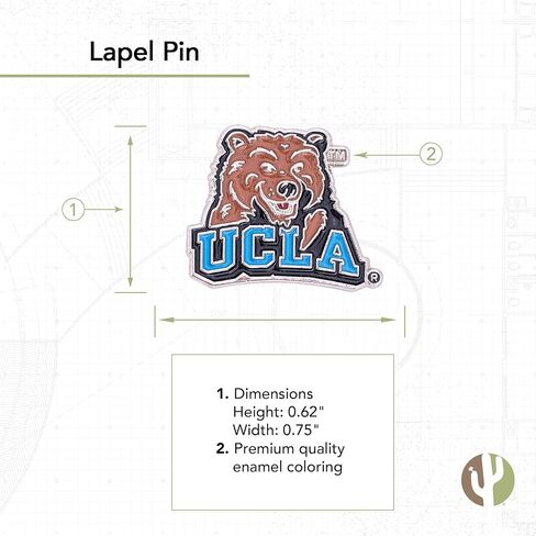 University of California Los Angeles Lapel Pins UCLA Bruins Logo Enamel Made of Metal (Pin 1) in Saudi Arabia