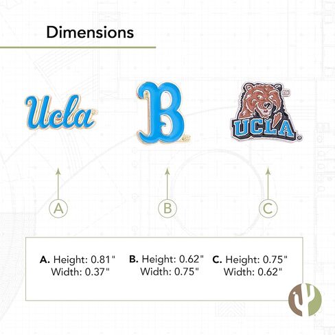 University of California Los Angeles Lapel Pins UCLA Bruins Logo Enamel Made of Metal (Pin 1) in Saudi Arabia
