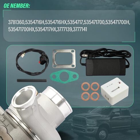 Turbocharger Assembly with Turbo Actuator HE400VG HE451VE Turbocharger 3781360 Fit for 2010-Cummins Heavy-Duty Truck with ISX15 Engine in Saudi Arabia