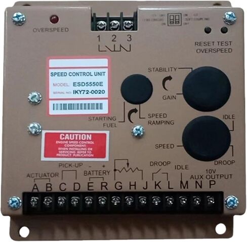 ESD5550E Speed Control Board Generator Speed Controller Generator Set DC Electronic Speed Controller in Saudi Arabia