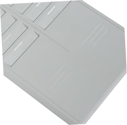 Tofficu 50-Slot ID Card Holder Rack Wall Mount Organizer for Employee Badges Membership Cards and Attendance Tracking Sturdy Plastic Easy Access Mount for Office and Schools in Saudi Arabia