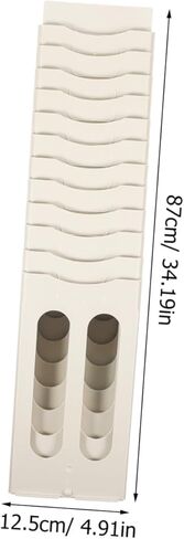Wall Mounted Cards Holder Retractable Card Rack for Office and Classroom Storage for Employee Attendance and Material Organization in Saudi Arabia