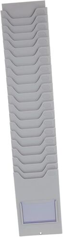 Tofficu Warehouse Organizer for Employee Badges Adjustable Material Card Holder 10 Slots for Timekeeping in Saudi Arabia