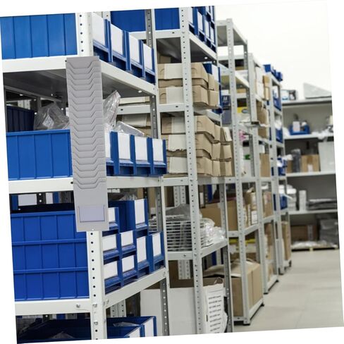 Tofficu Warehouse Organizer for Employee Badges Adjustable Material Card Holder 10 Slots for Timekeeping in Saudi Arabia