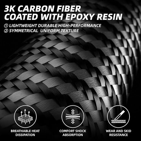 عجلة قيادة من ألياف الكربون الحقيقية لسيارة Lexus IS 200/250/300/RC-F 2013–2022 CT 2011-2017 NX 2014-2020 RC 2014-2019 ISF ​​2011-2020 GSF 2015-2020، مع مقبض جلدي مثقوب (خط تحديد المواقع الأحمر) in Kuwait