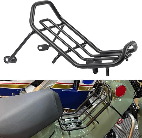 رف مركزي للدراجات النارية حامل أمتعة حامل رف تخزين قوس لهوندا CT125 Trail 125 Hunter Cub JA55 JA65 2020-2025 (أسود) in Kuwait