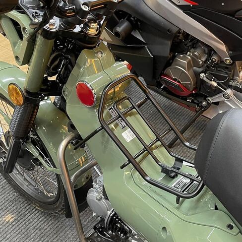 رف مركزي للدراجات النارية حامل أمتعة حامل رف تخزين قوس لهوندا CT125 Trail 125 Hunter Cub JA55 JA65 2020-2025 (أسود) in Kuwait