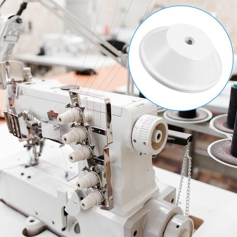 قطعتان من غطاء البكرة لآلة الخياطة، أجزاء ملحقات ماكينة الخياطة، حامل غطاء دبوس من البلاستيك الأبيض مناسب لآلات 3223 3232 3321 3323 4423 4432 8280 in Kuwait